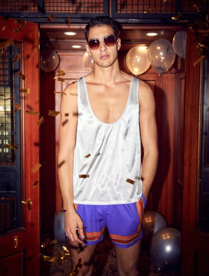 Men's Silk VCAY Men's Solid Tank Top